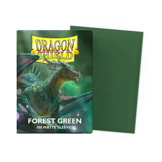Dragon Shield Standard Matte Sleeves Forest Green