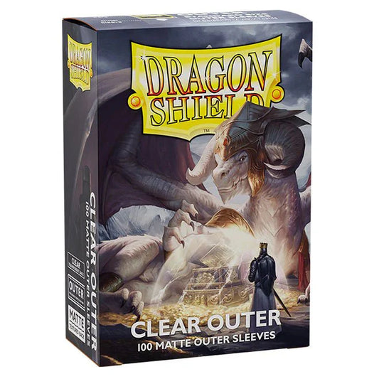 Dragon Shield Standard Size Outer Sleeves Matte Clear